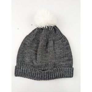 Piccolino Gray Pom Pom Hat